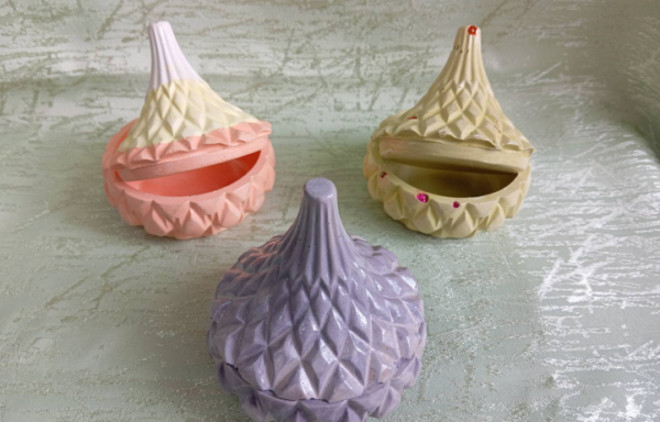 Шкатулка гипсовая для украшений