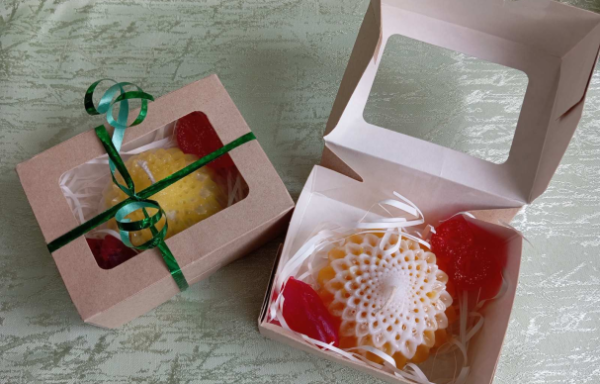 Подарочный набор (свеча + мыло)